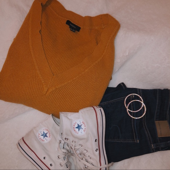 Mustard Knit Sweater | 3X Cute Plus Size Fashion - Picture 1 of 3